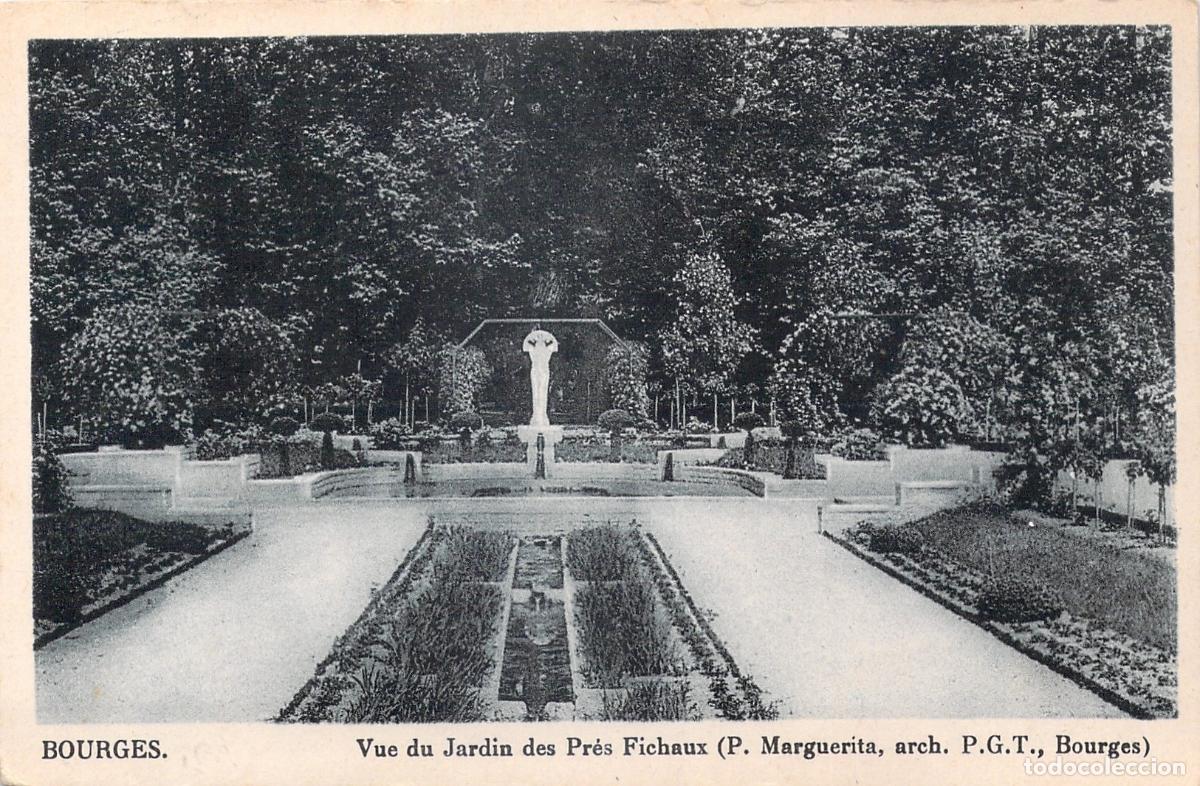 Postales: Postal de Bourges Vue du Jardin des Pr&eacute;s Fichaux Francia