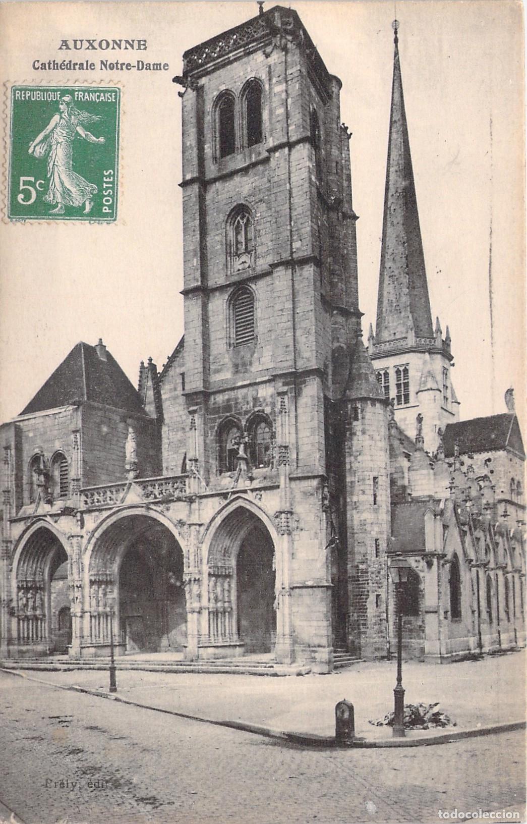 Postales: Postal de la Catedral Notre-Dame de Auxonne