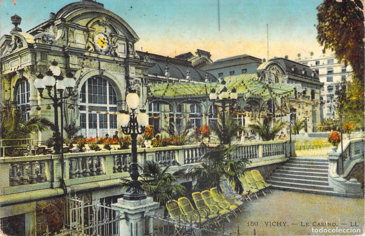Postkarten: Postal de Vichy - Vista del Casino