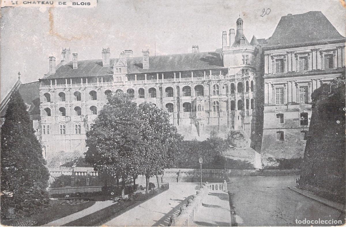 Postkarten: Tarjeta Postal del Castillo de Blois, Francia