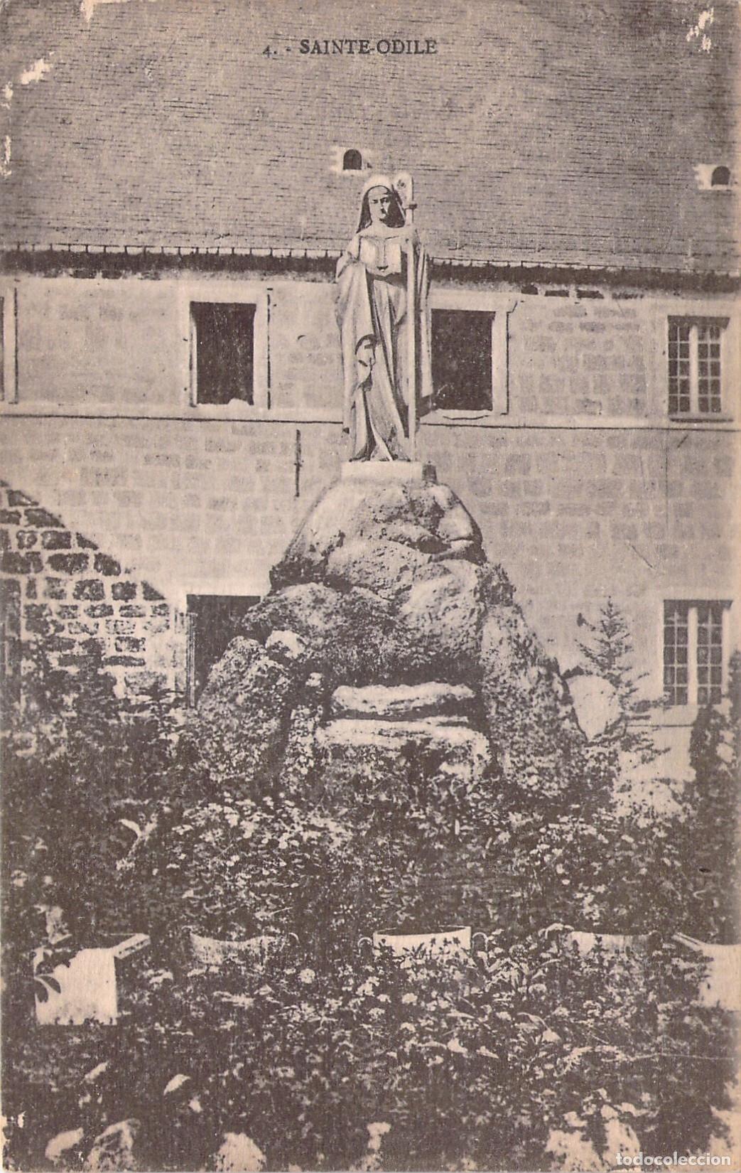 Cartoline: Postal de la Estatua de Santa Odilia en Mont Sainte-Odile