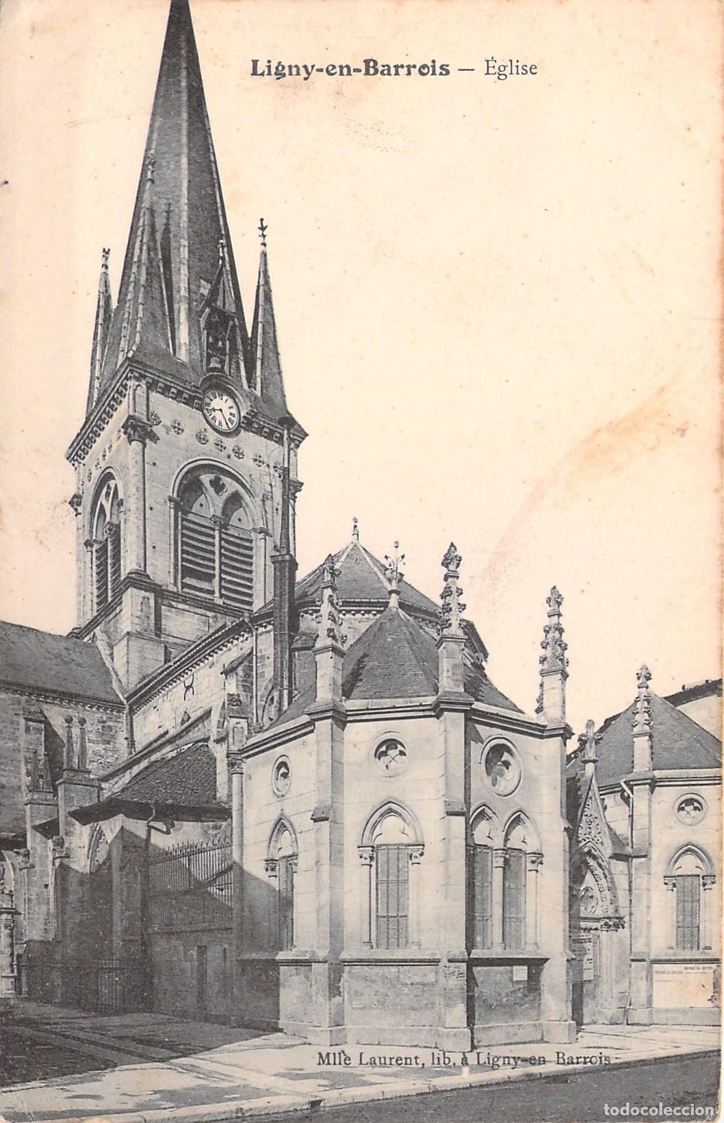 Cartoline: Postal de la Iglesia de Ligny-en-Barrois, Francia