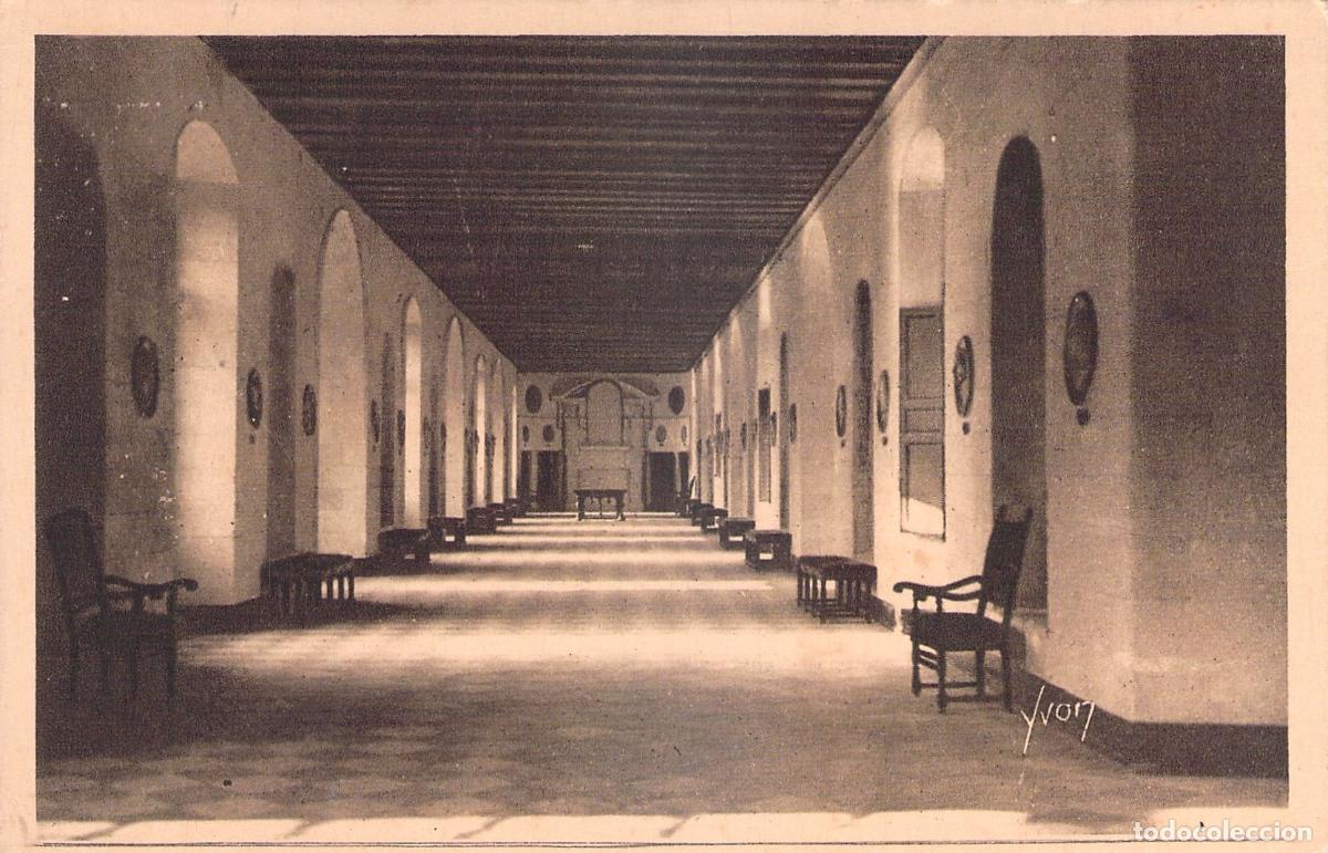 Postales: Postal Castillo de Chenonceau Francia Grande Galerie Interiores