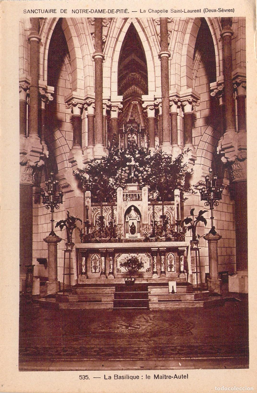 Postcards: Postal Bas&iacute;lica Notre-Dame-de-Piti&eacute; Altar Mayor