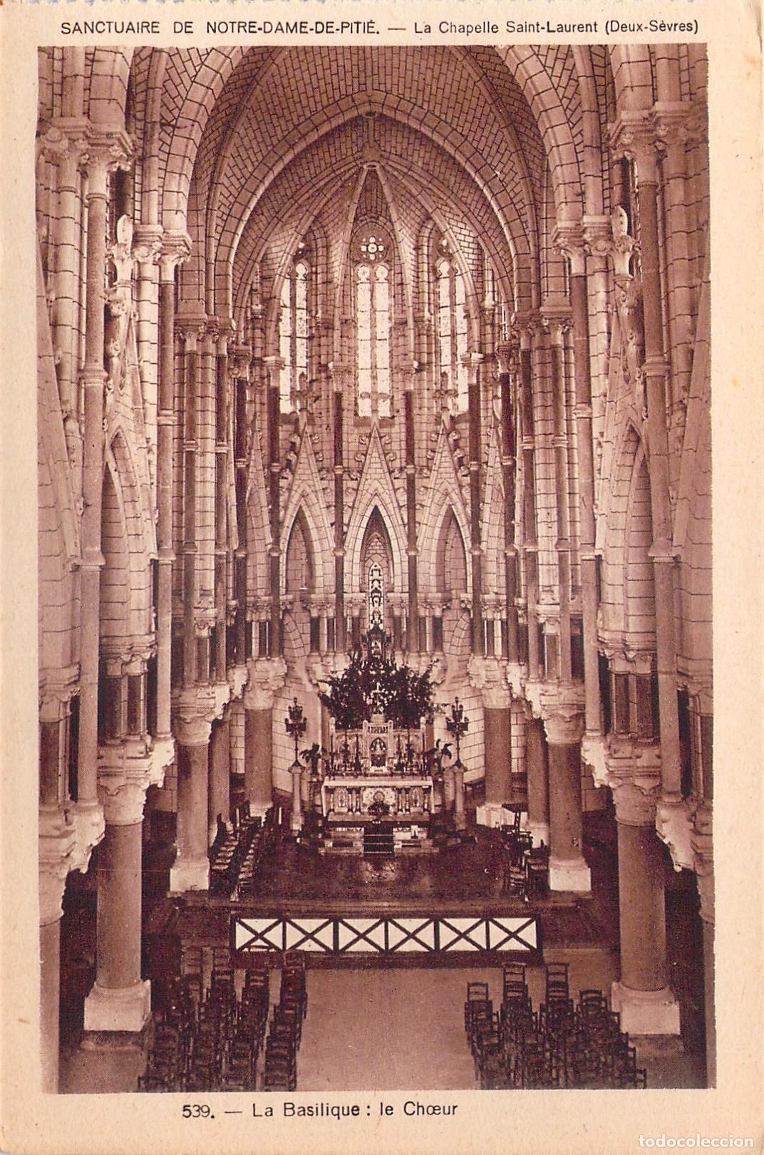 Postcards: Postal Interior Santuario Notre-Dame-de-Piti&eacute; Francia