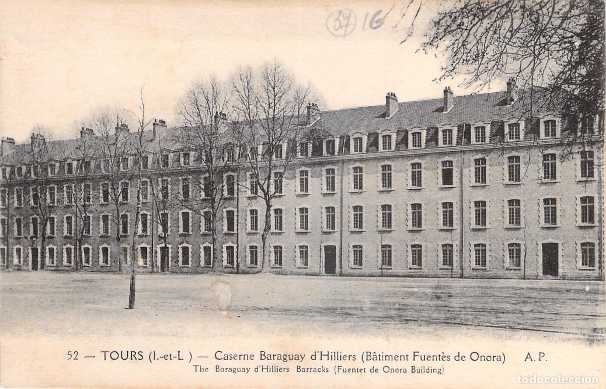 Postcards: Postal de la Caserna Baraguay d'Hilliers en Tours