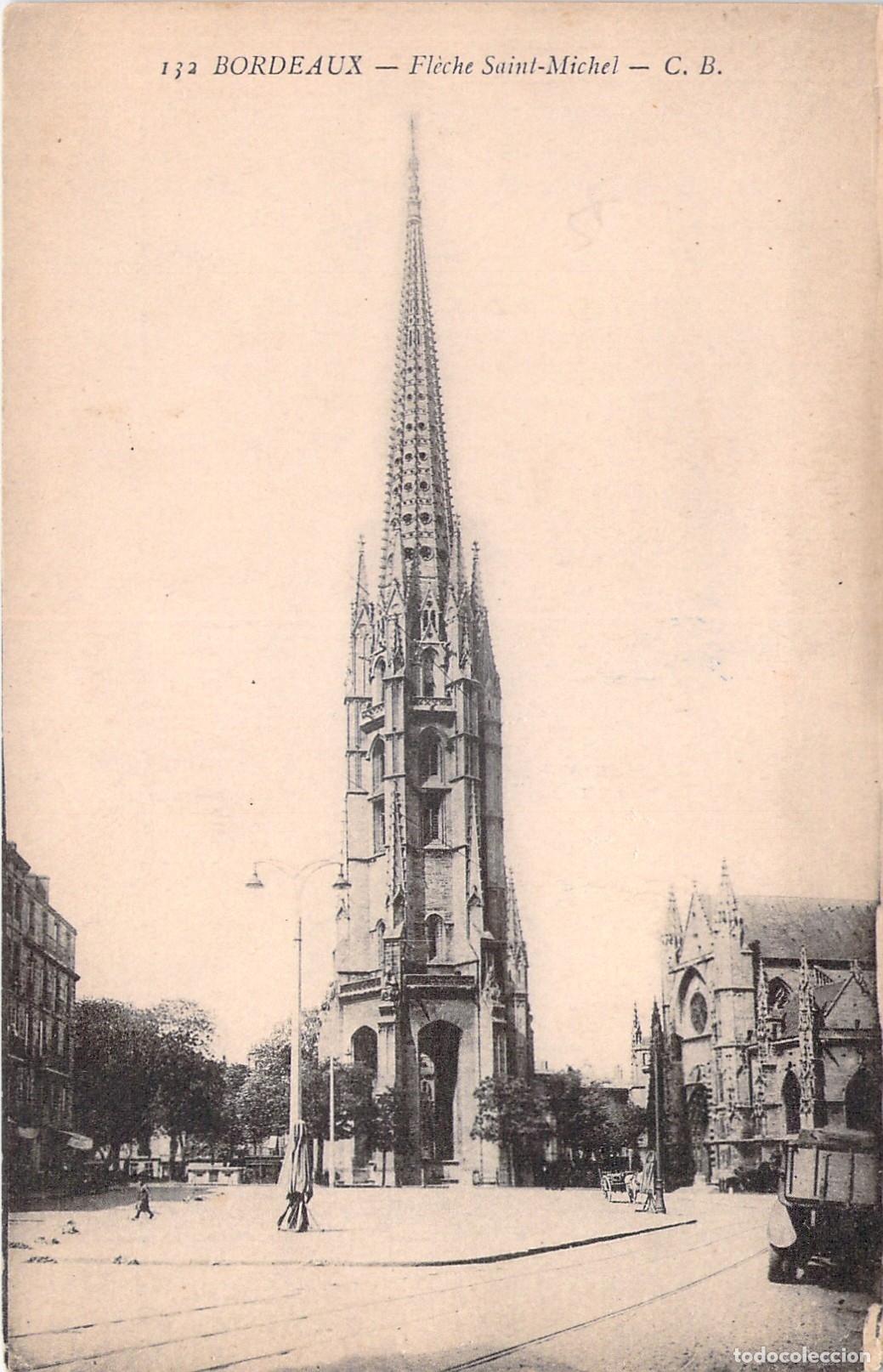 Postkarten: Postal de Burdeos Francia - La Aguja de San Miguel