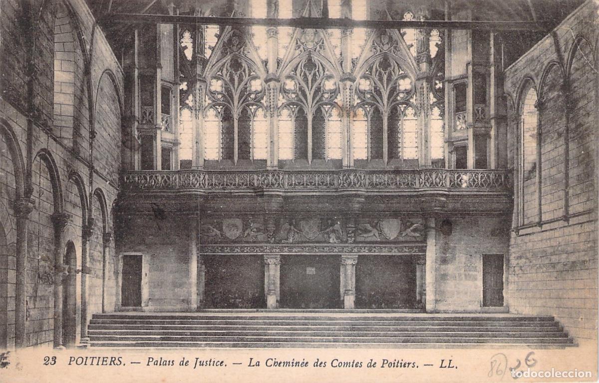 Postcards: Postal Palacio de Justicia de Poitiers, Chimenea de los Condes