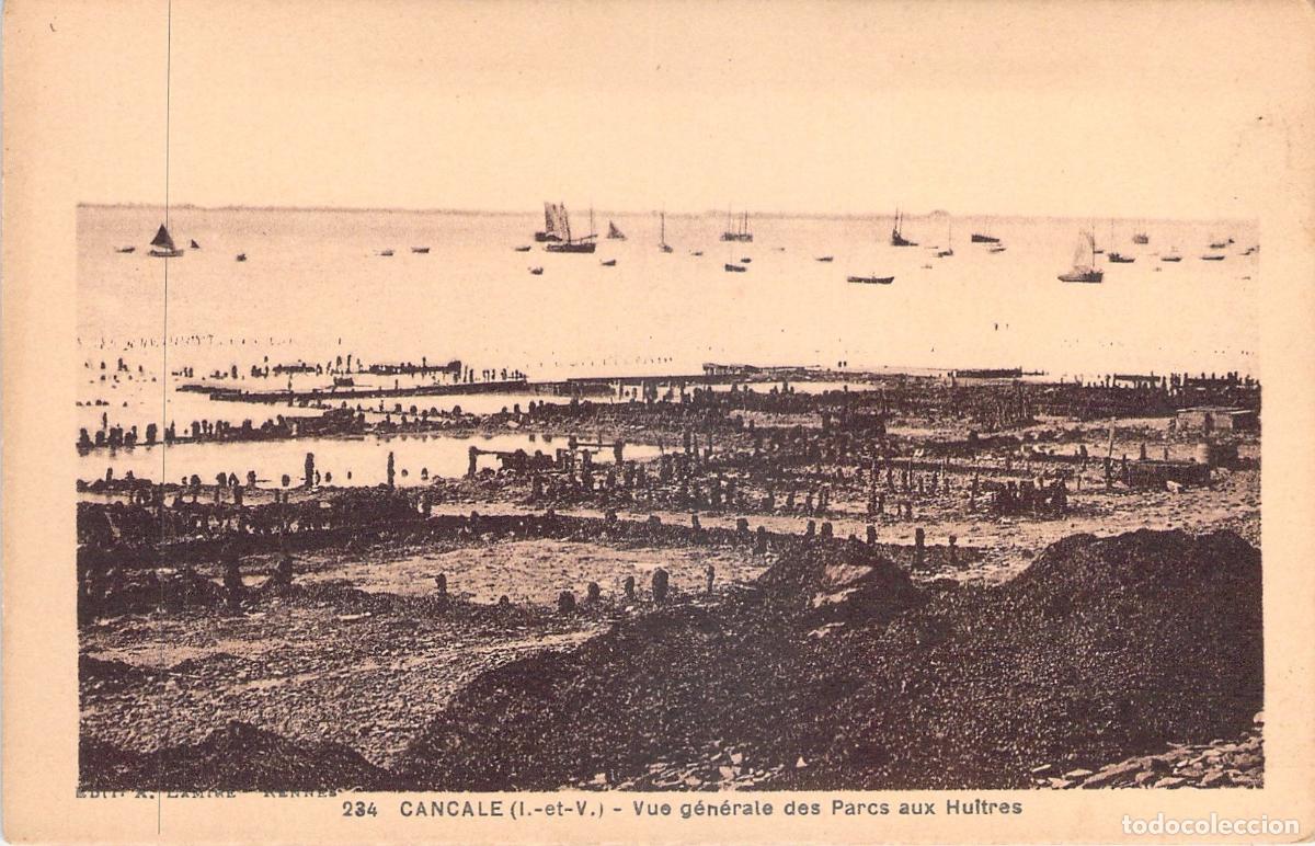 Postcards: Postal de Cancale, Francia: Vista General de los Criaderos de Ostras
