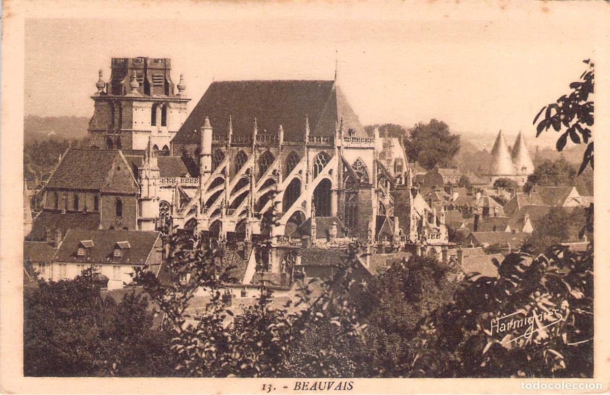 Postcards: Postal de la Catedral de San Pedro en Beauvais, Francia