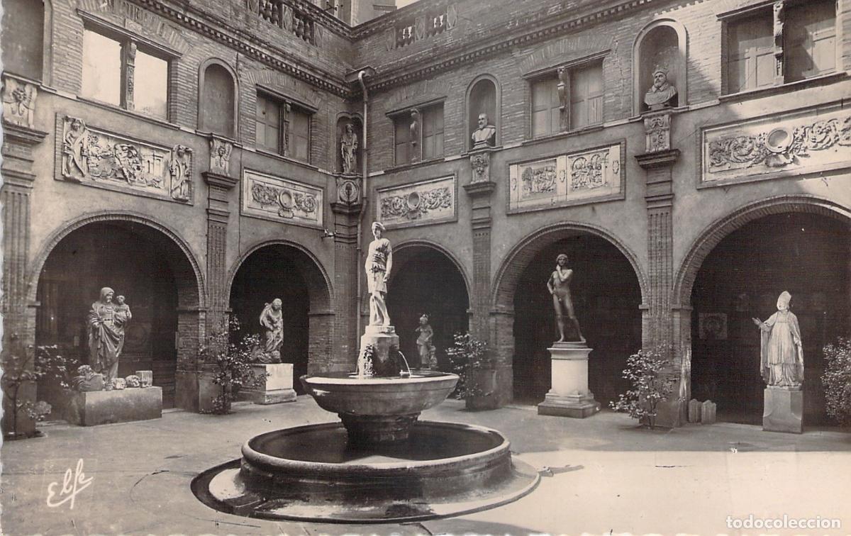 Postcards: Postal de Toulouse, Francia - Patio del Mus&eacute;e Petit Clo&icirc;tre