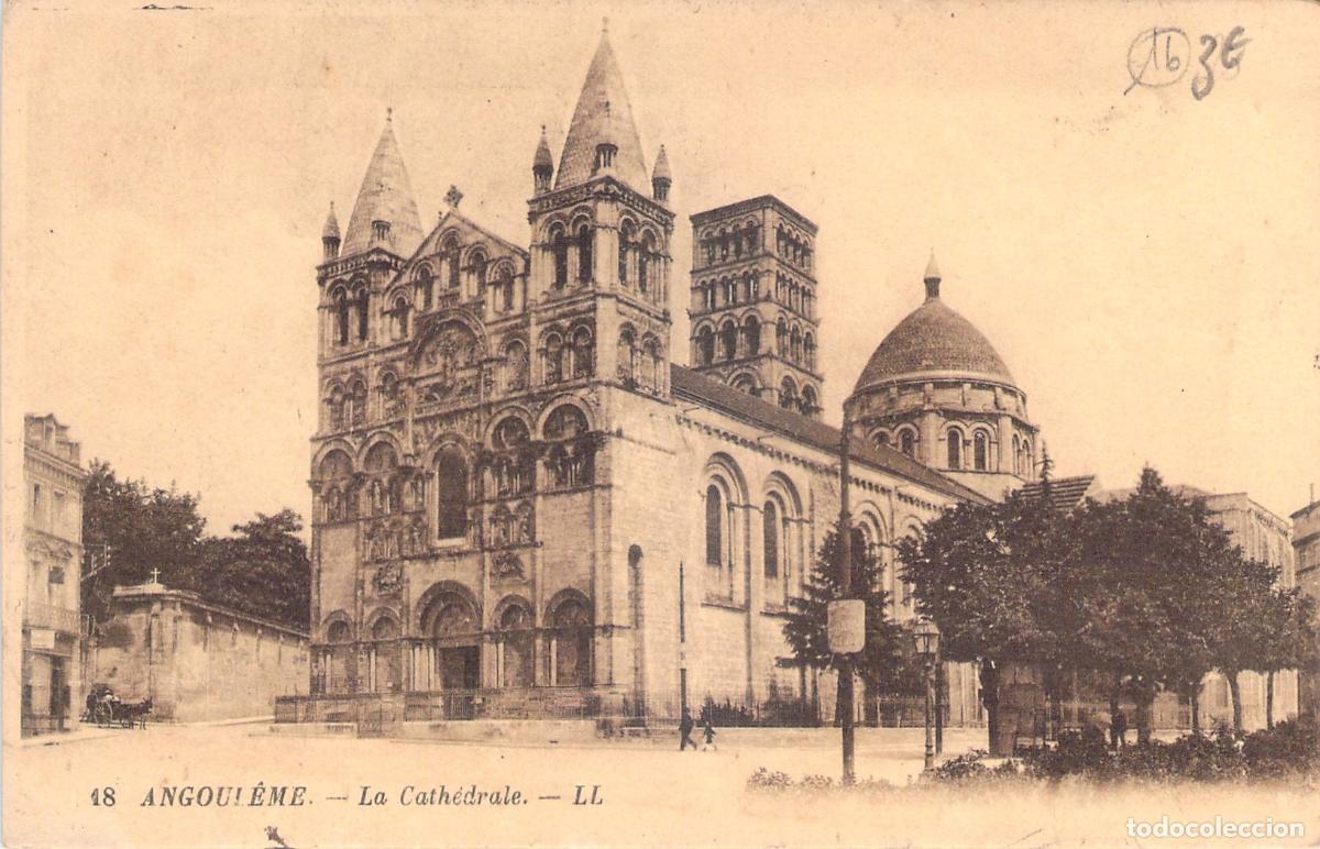 Postcards: Postal de la Catedral de Angulema, Francia
