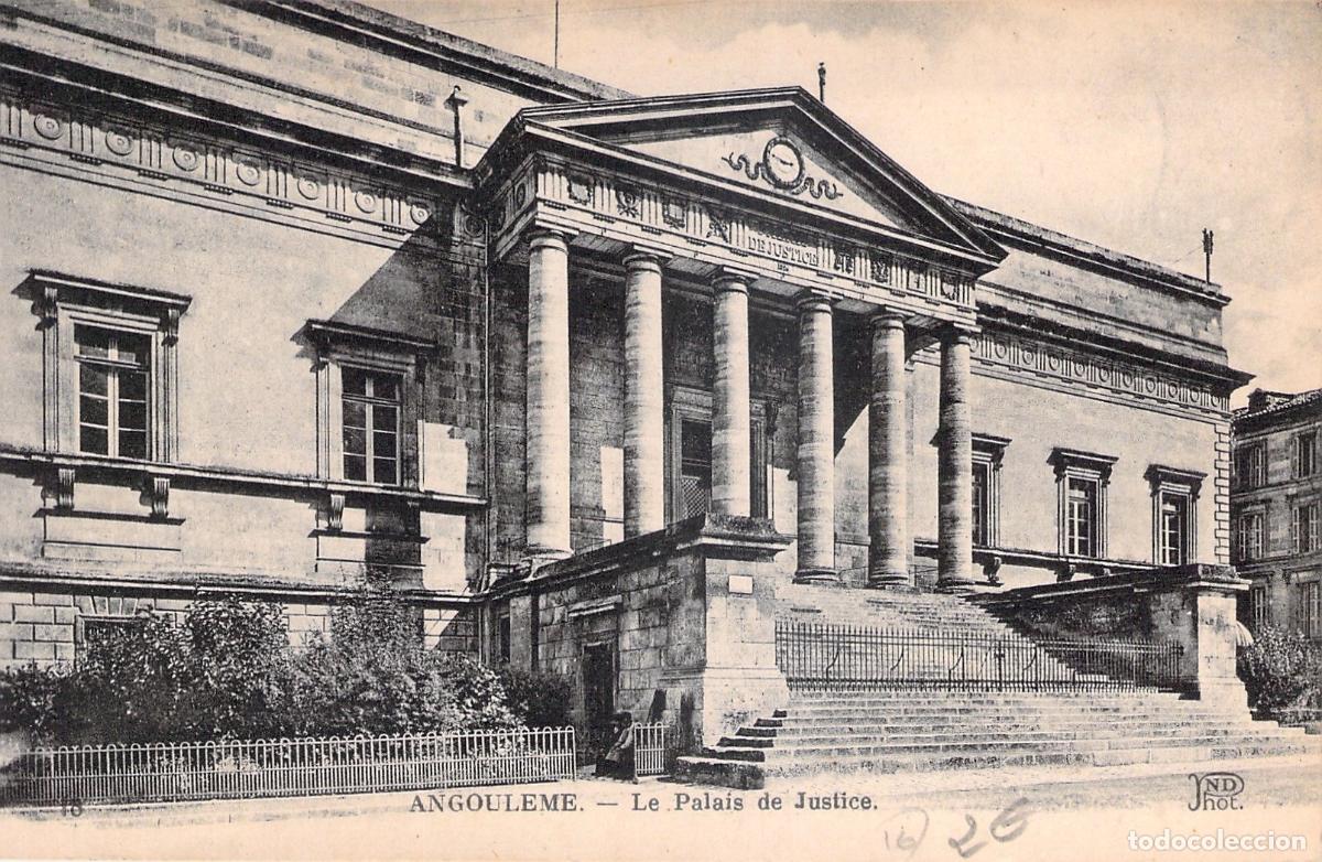 Postcards: Postal del Palacio de Justicia en Angoul&ecirc;me, Francia