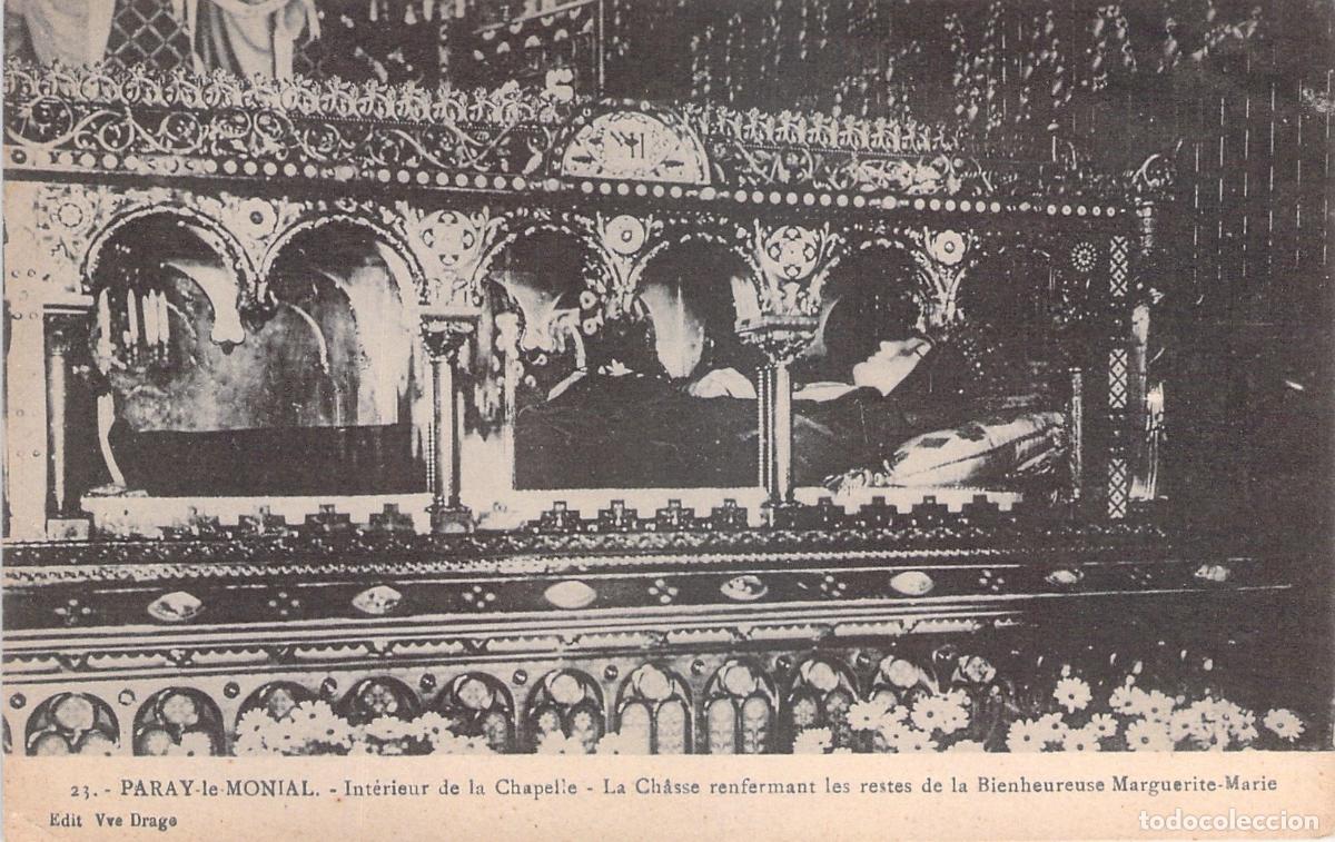 Postcards: Postal de la Capilla de Paray-le-Monial y Relicario de Santa Margarita