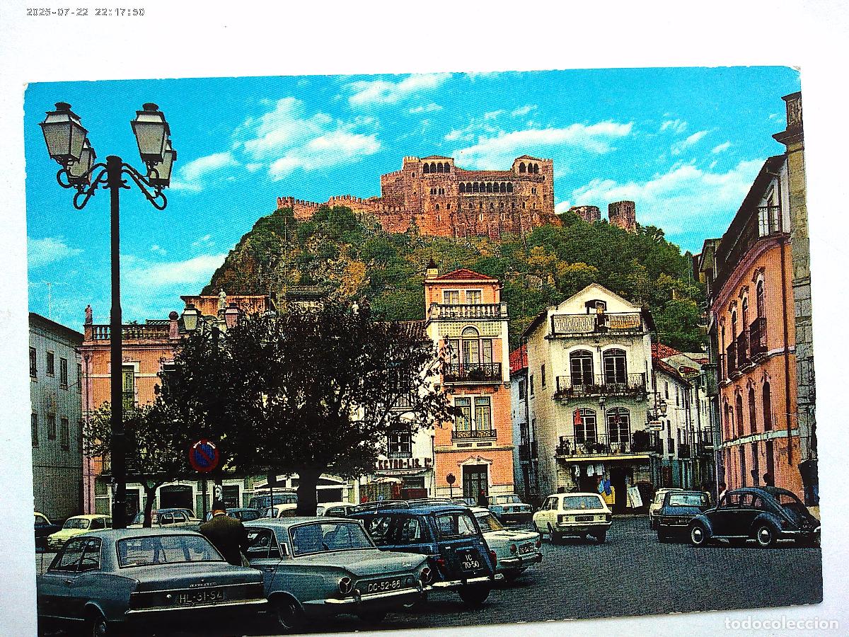 Cartes Postales: POSTAL DE LEIRIA ( PORTUGAL ): CENTRO DE LA CIUDAD Y CASTILLO . A&Ntilde;OS 60