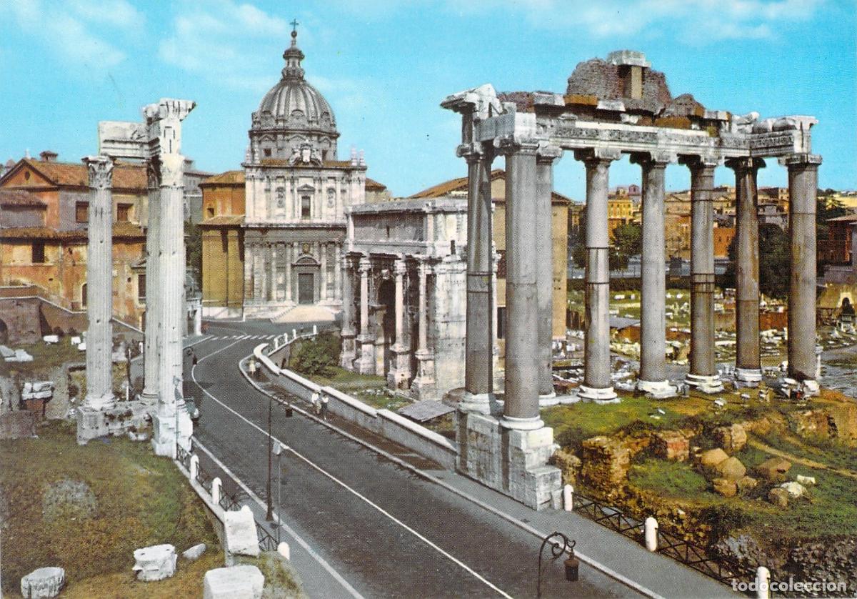 Postales: Postal de Roma con Vista del Hist&oacute;rico Foro Romano