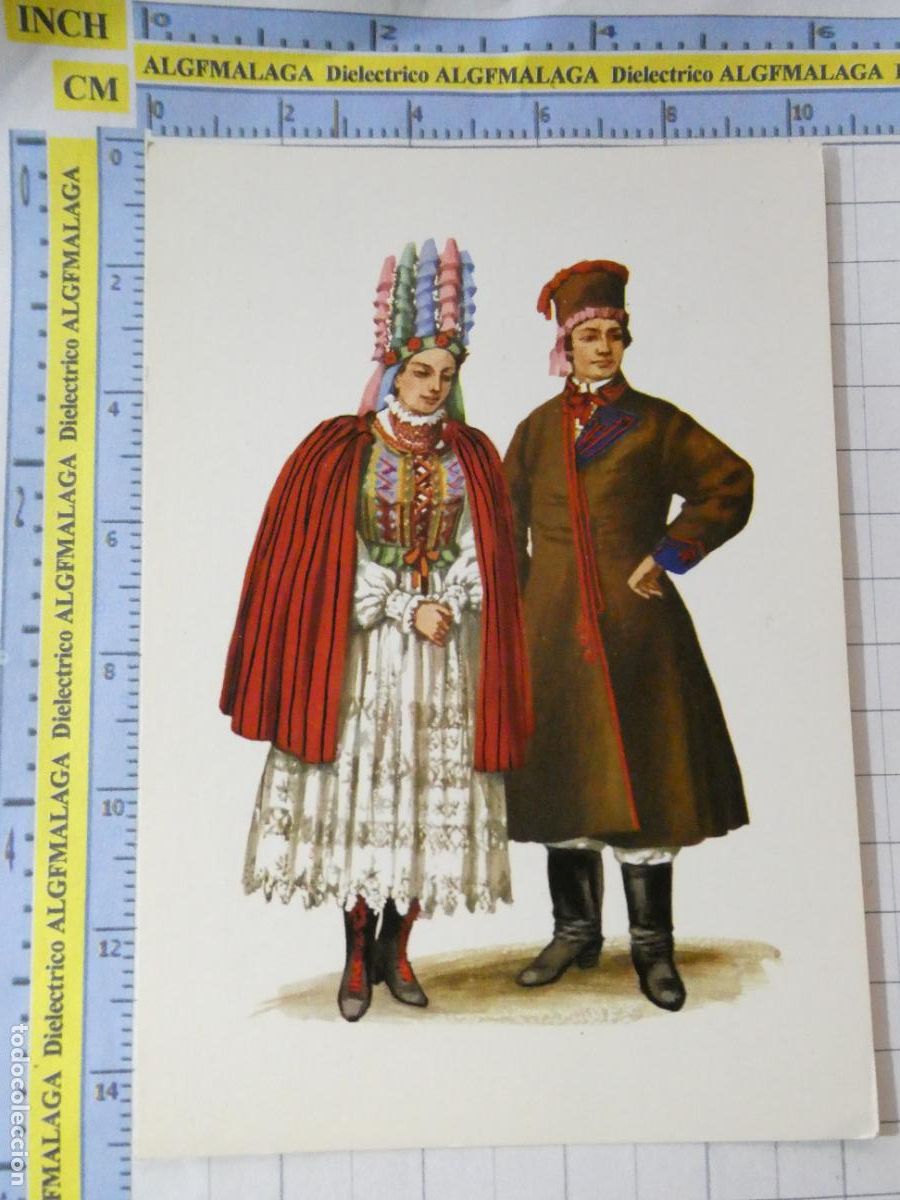 Postales: POSTAL DE POLONIA. TRAJES REGIONALES T&Iacute;PICOS POLACOS SIGLO XIX. TIPISMO FOLKLORE. 2535