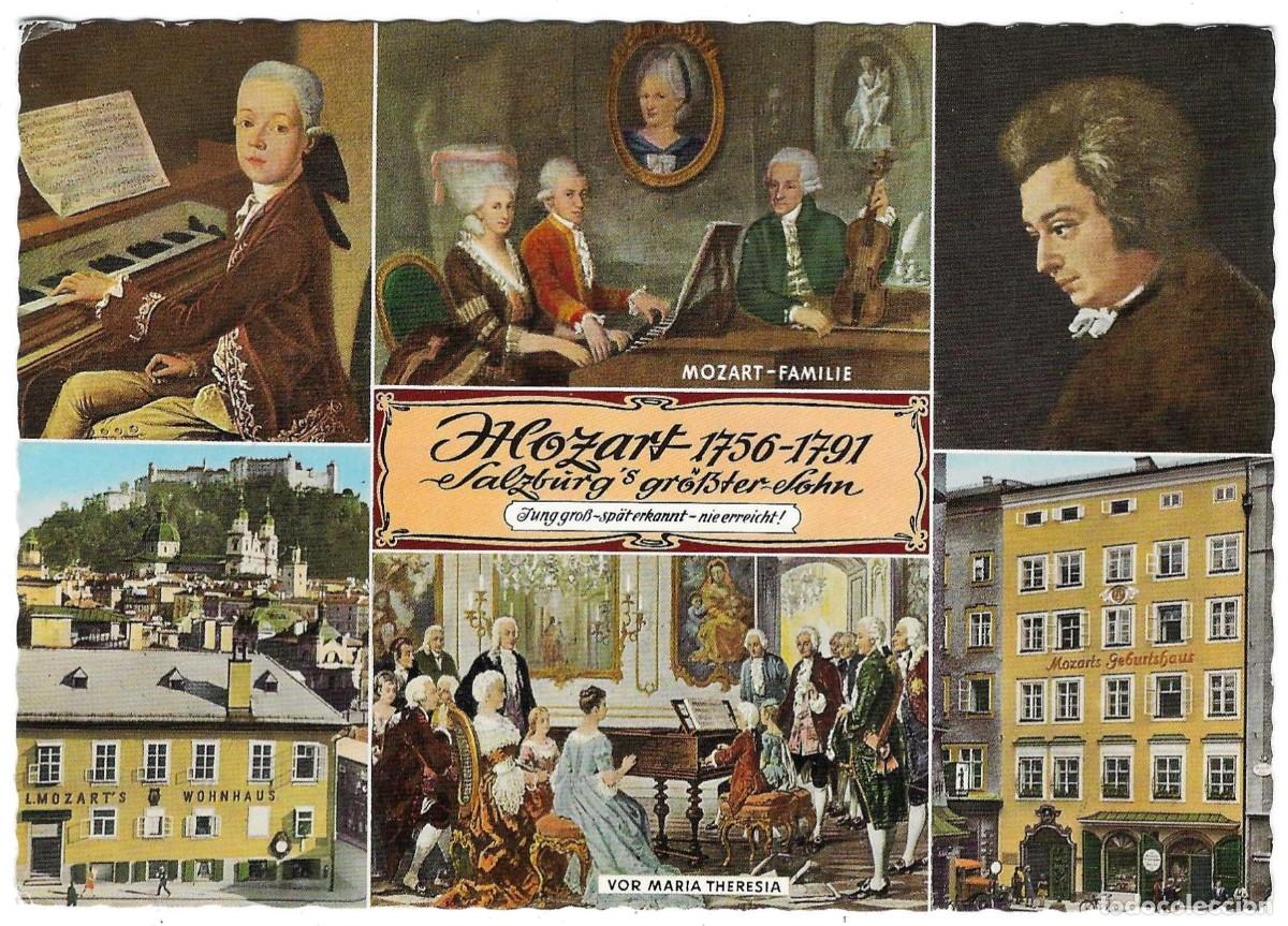 Postales: Postal Austria. Mozart. ref. 7-aus42