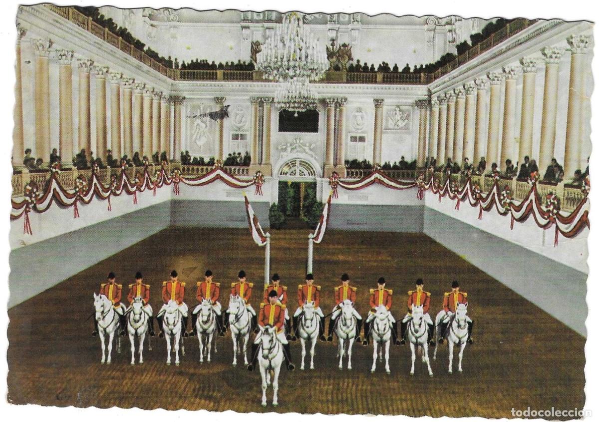 Postales: Postal Austria. Viena. Escuela de Equitaci&oacute;n Espa&ntilde;ola. ref. 7-aus43