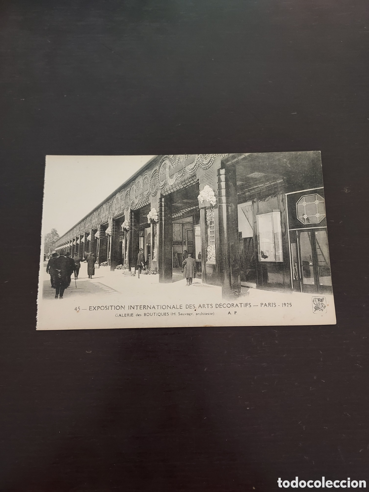Postais: Num 45 Exposici&oacute;n Internacional de Artes Decorativas - 1925