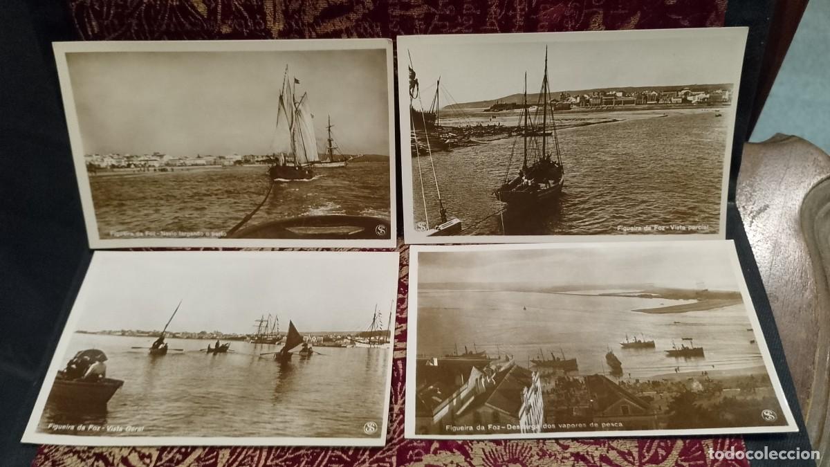 Postales: Postal Figueira da Foz - 4 unidades Navios etc