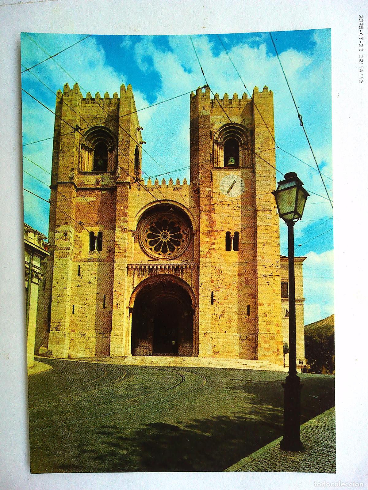 Postcards: POSTAL DE LISBOA ( PORTUGAL ): LA CATEDRAL . A&Ntilde;OS 60