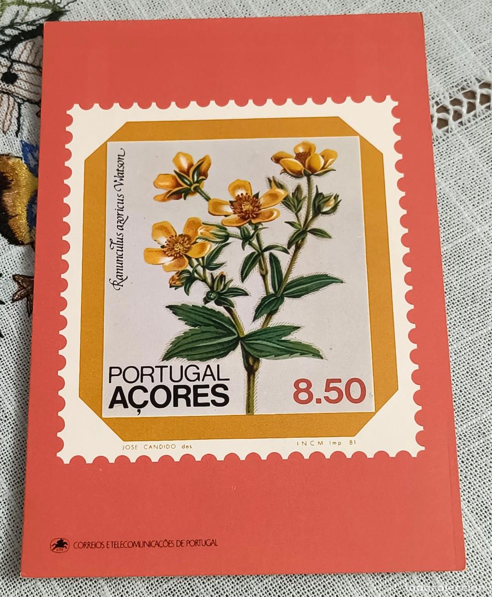 Postales: POSTAL | SELLO FLORES A&Ccedil;ORES / PORTUGAL