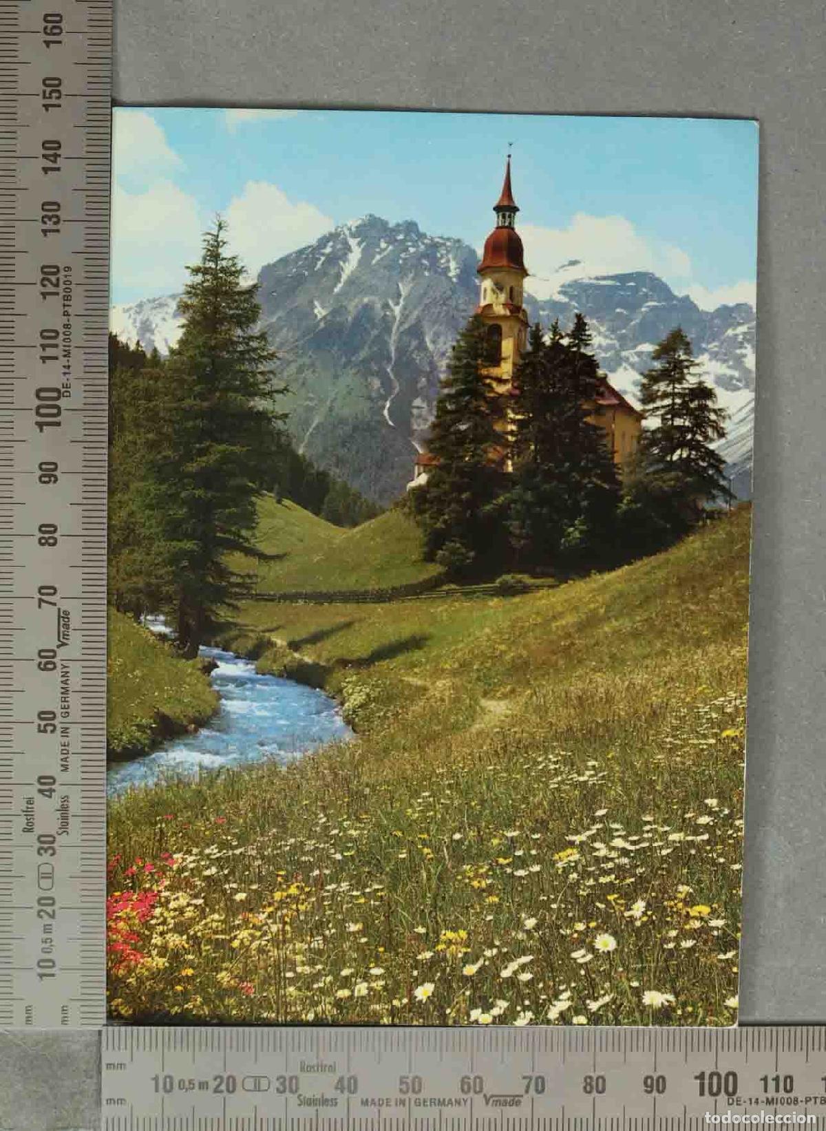 Postales: POSTAL. Obernberg am Brenner - Tirol - Kirche St. Nikolaus