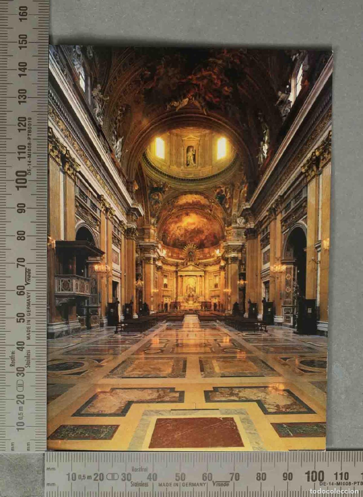 Postales: POSTAL. Roma - Chiesa del Ges&ugrave; - Interno