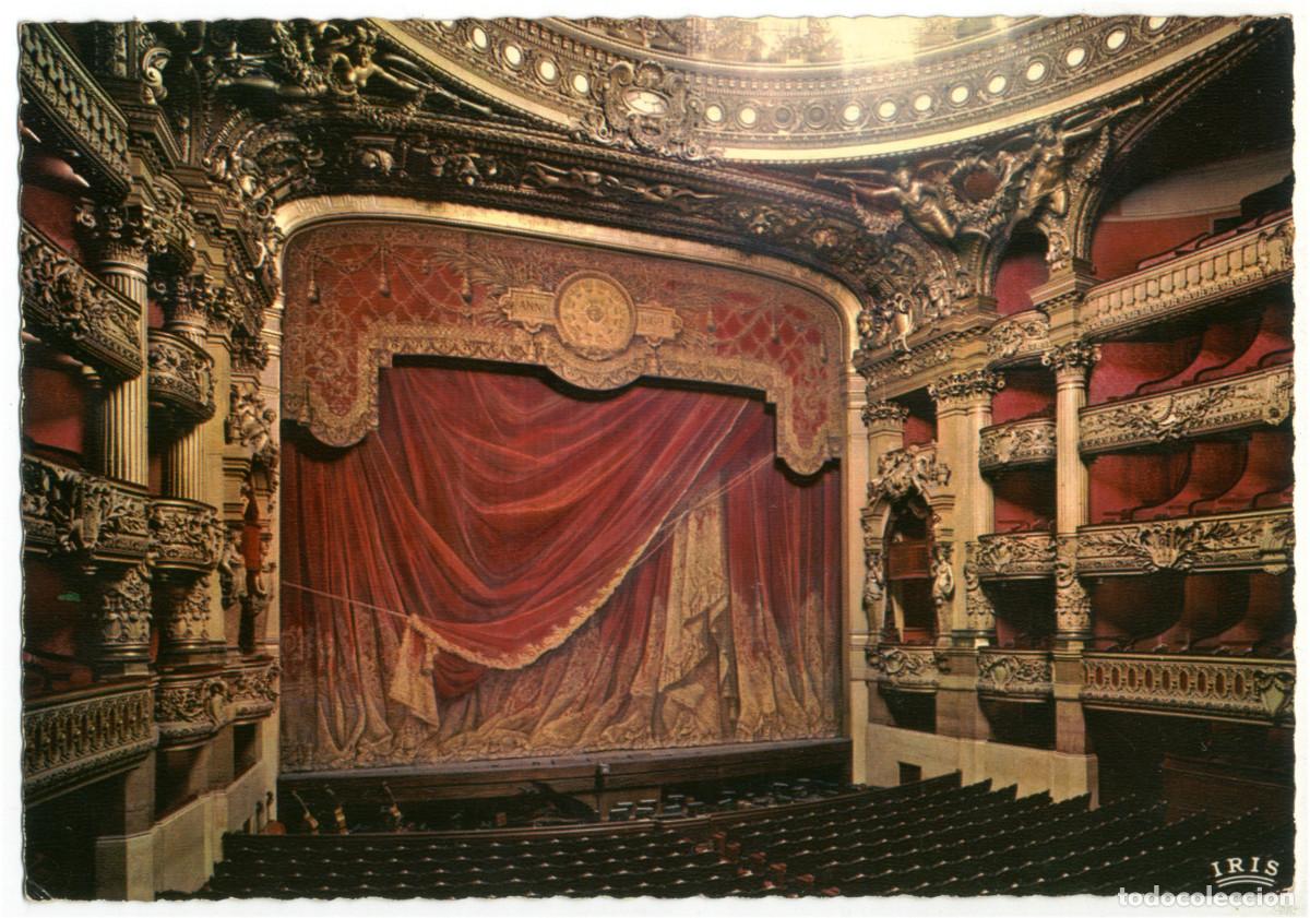 Postales: PARIS_Op&eacute;ra La Salle_Iris 602 / Teatros Francia
