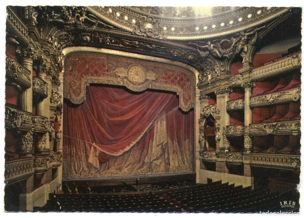 Postales: PARIS_Op&eacute;ra La Salle_Iris 602 / Teatros Francia