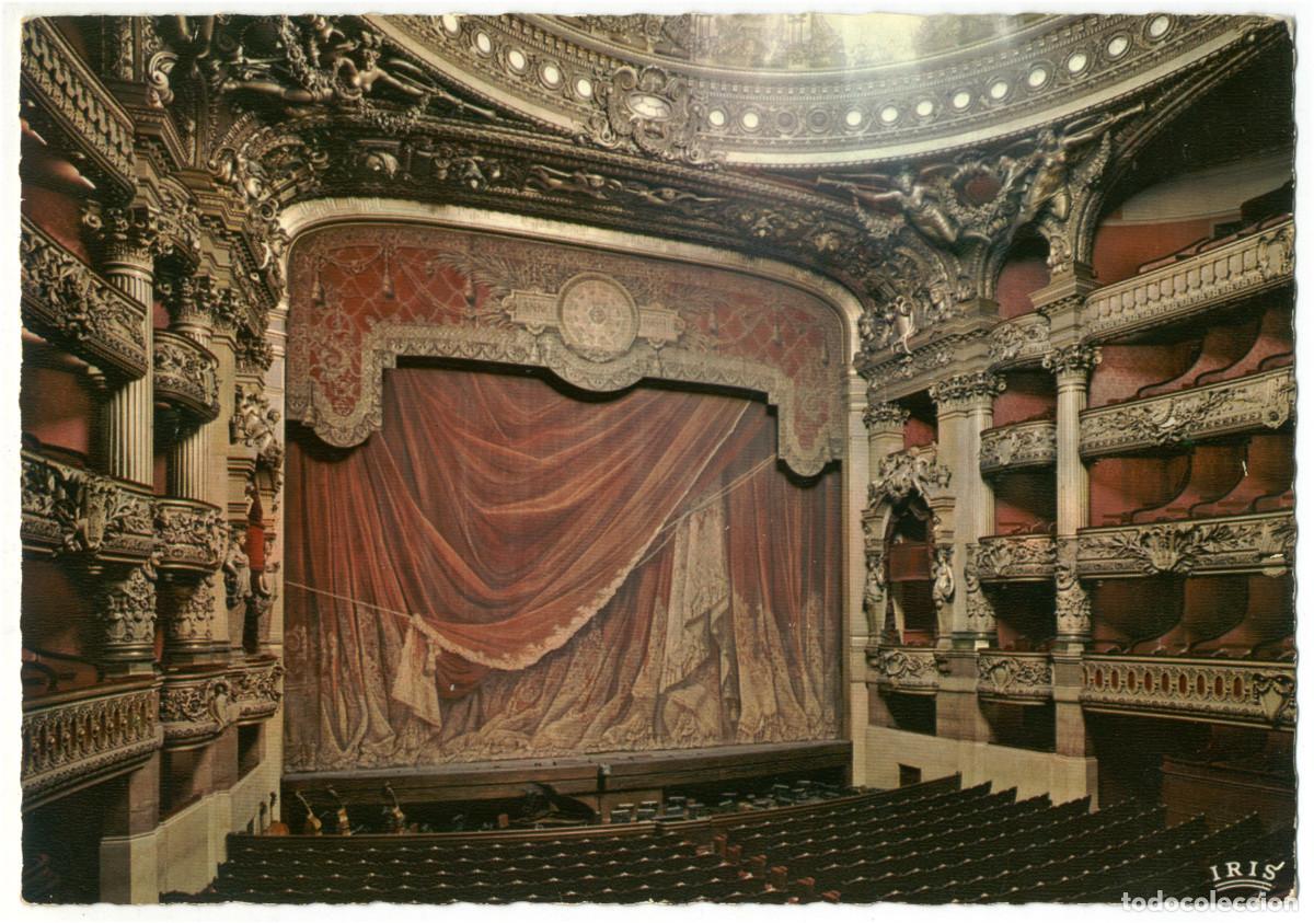 Postales: PARIS_Op&eacute;ra La Salle_Iris 602 / Teatros Francia