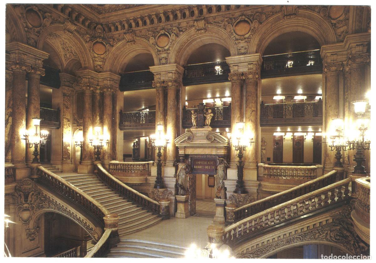 Postales: PARIS_Op&eacute;ra Grand Escalier_Guy 101_139 / Teatros Francia