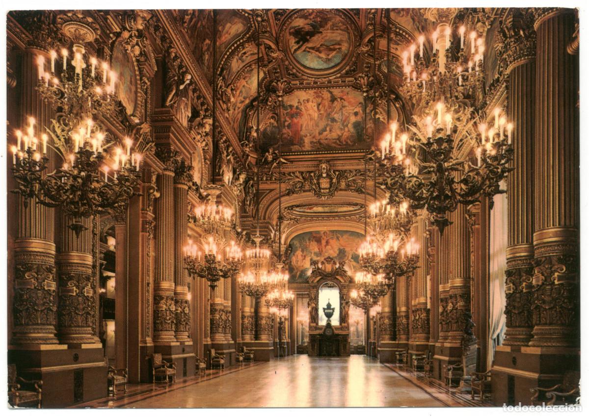 Postales: PARIS_Op&eacute;ra Foyer_Chantal 601 / Teatros Francia