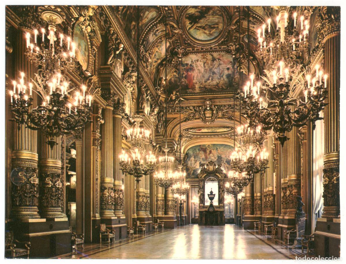 Postales: PARIS_Op&eacute;ra Foyer_Chantal 601 / Teatros Francia