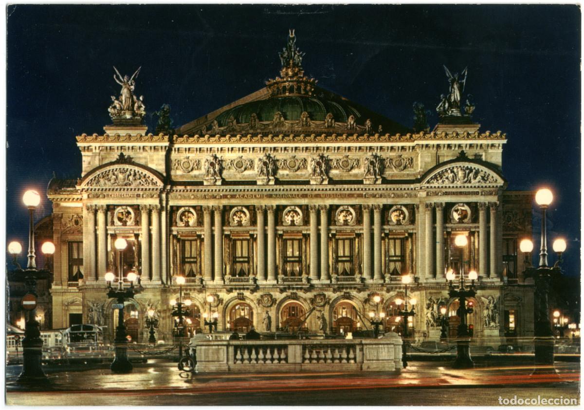 Postales: PARIS_L'Op&eacute;ra illumin&eacute;_Chantal; 486 / Teatros Francia