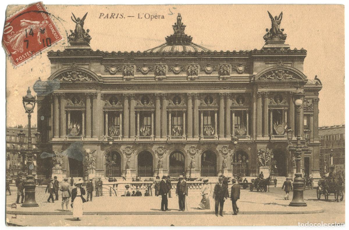 Postales: Op&eacute;ra (PARIS)_ND. s.n. (Top Left) / Teatros Francia