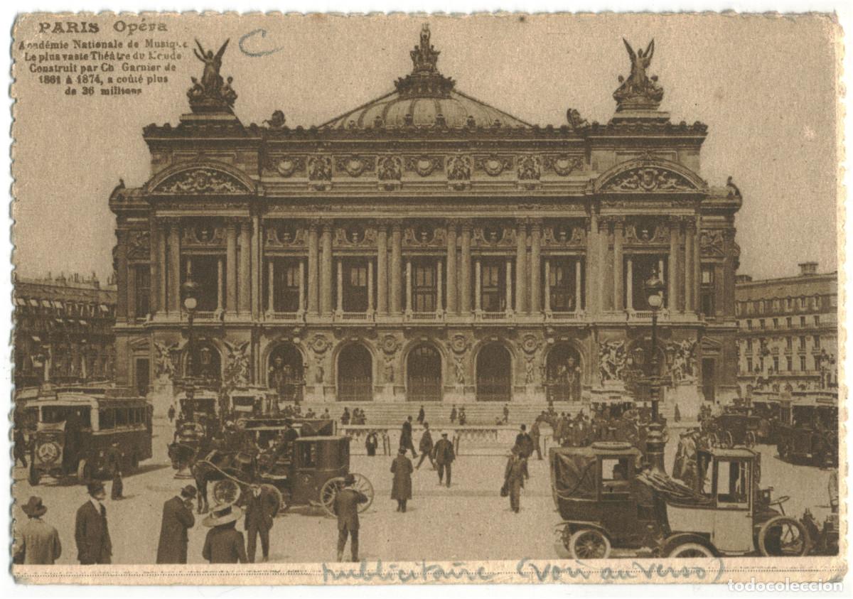 Postales: Op&eacute;ra (PARIS)_Bouton Pression Paris & CJ&F. s.n. (Top Left) / Teatros Francia