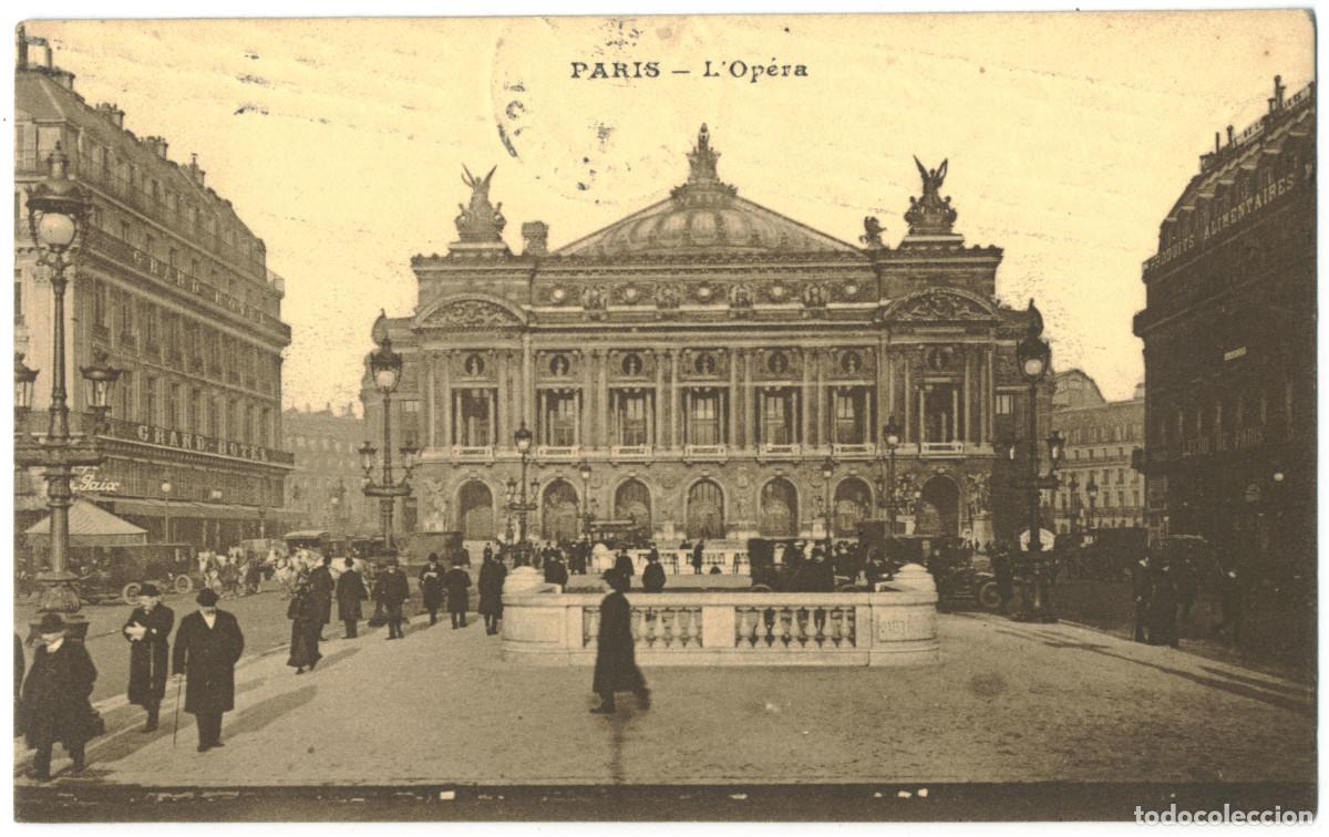 Postales: Op&eacute;ra (PARIS)_A.B.. s.n. (Top Center) / Teatros Francia