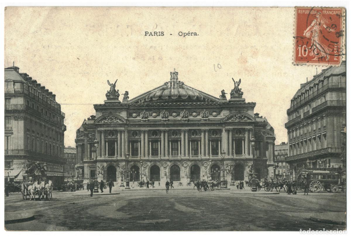 Postales: Op&eacute;ra (PARIS)_Sin datos. s.n. (Top Center) / Teatros Francia