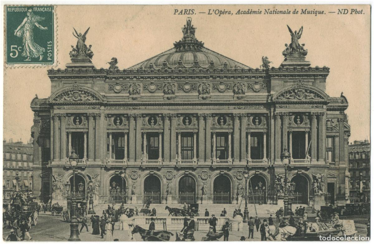 Postales: Op&eacute;ra, Acad&eacute;mie Nationale de Musique (PARIS)_ND. s.n. (Top Right) / Teatros Francia