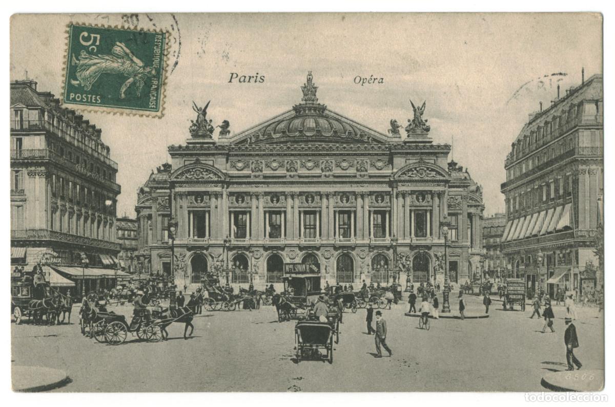Postales: PARIS_Op&eacute;ra_Sin datos c / Teatros Francia