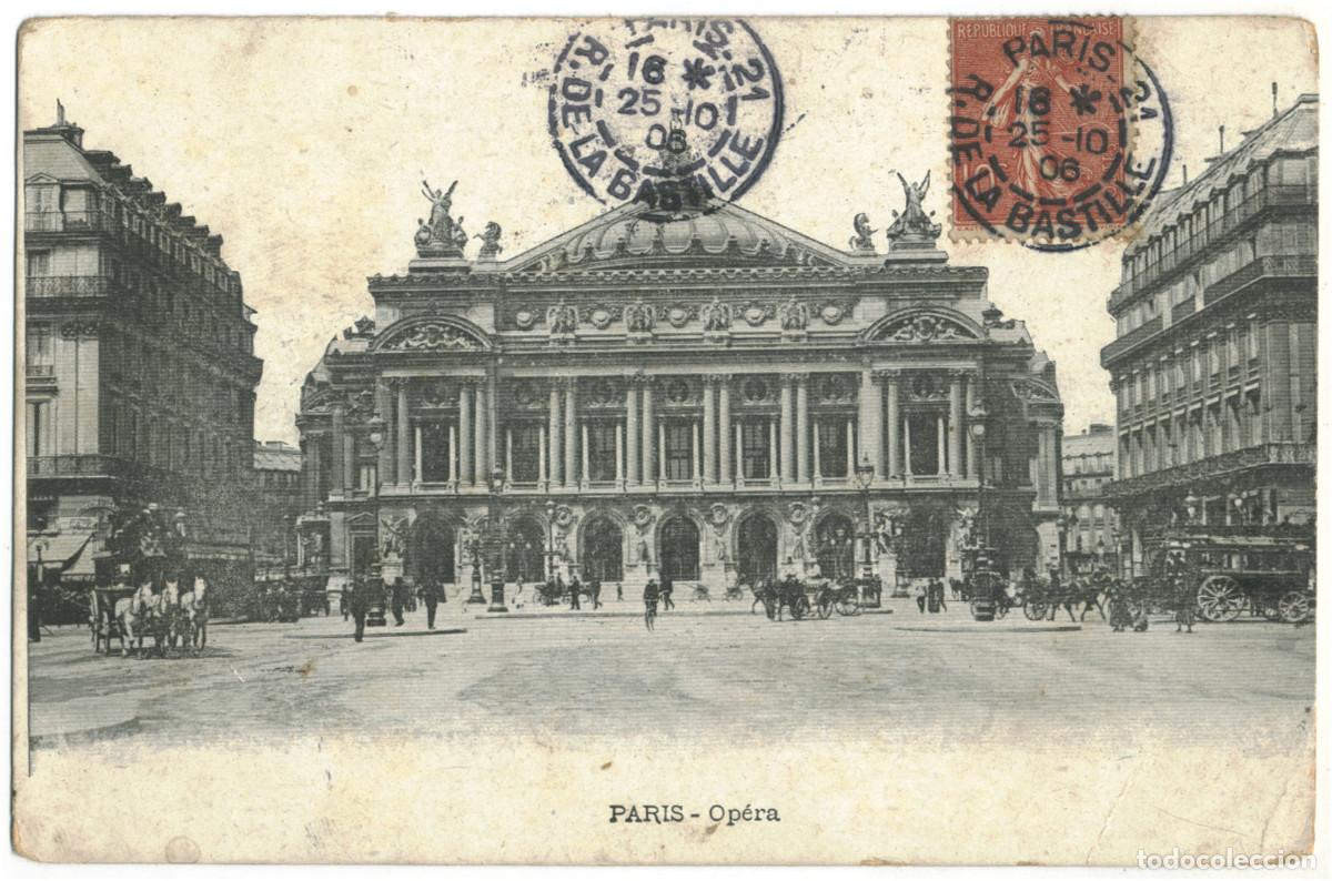 Postales: Op&eacute;ra (PARIS)_Sin datos. s.n. (Bottom Center) / Teatros Francia