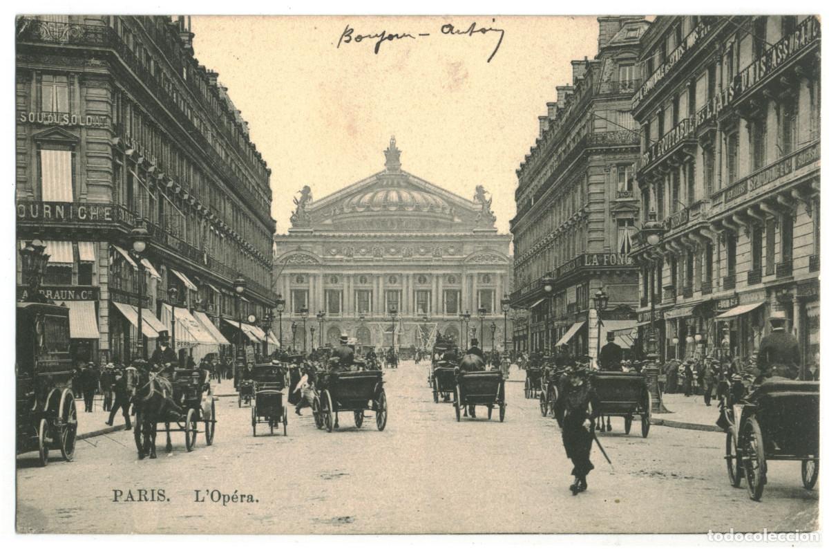 Postales: Op&eacute;ra (PARIS)_PL. s.n. (Bottom Left) / Teatros Francia