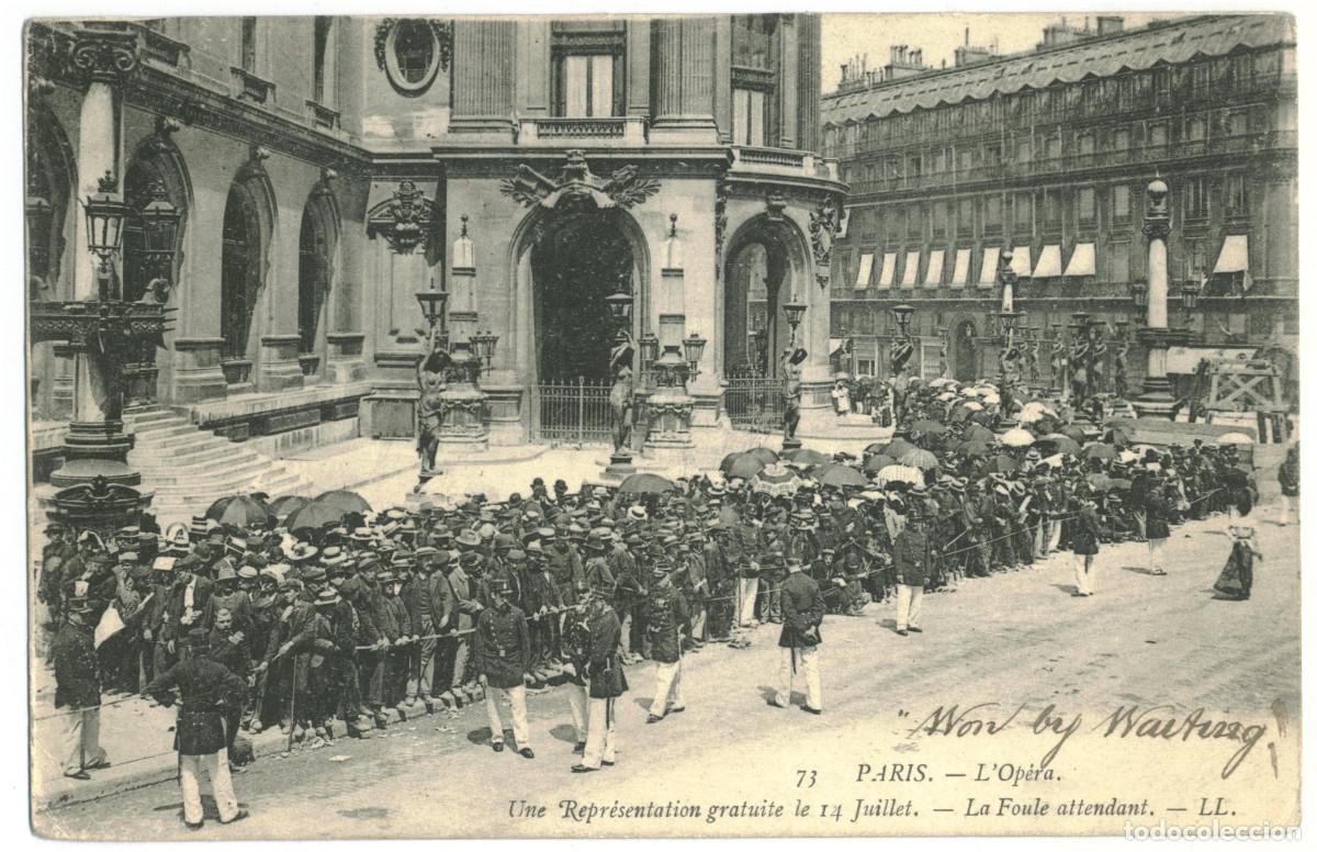 Postales: PARIS_Op&eacute;ra_LL. 73 / Teatros Francia
