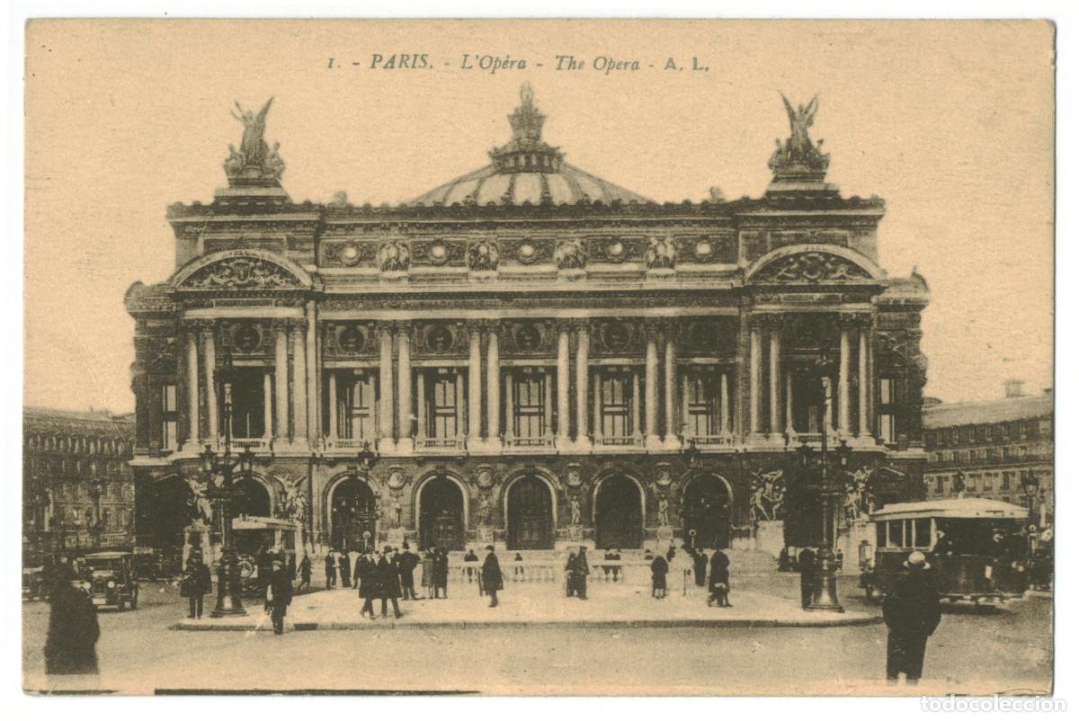 Postales: PARIS_Op&eacute;ra_A. Leconte 1 / Teatros Francia