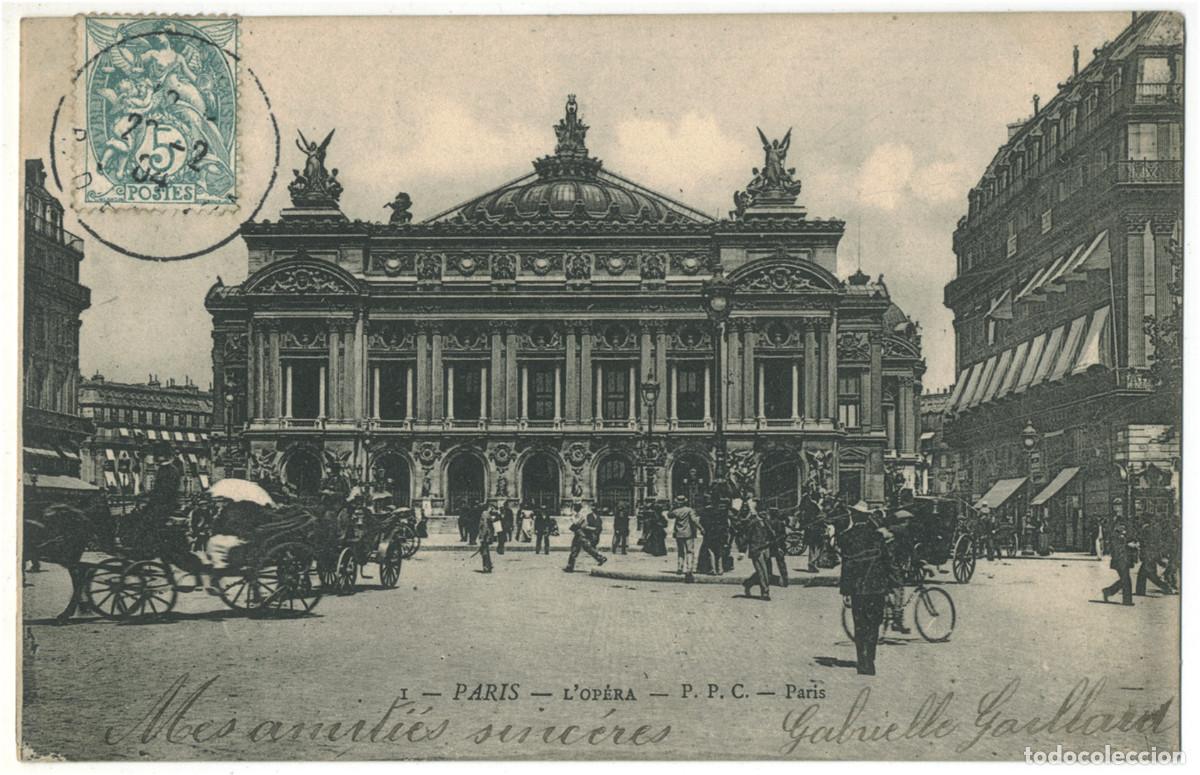 Postales: Op&eacute;ra (PARIS)_P.P.C. 1 / Teatros Francia