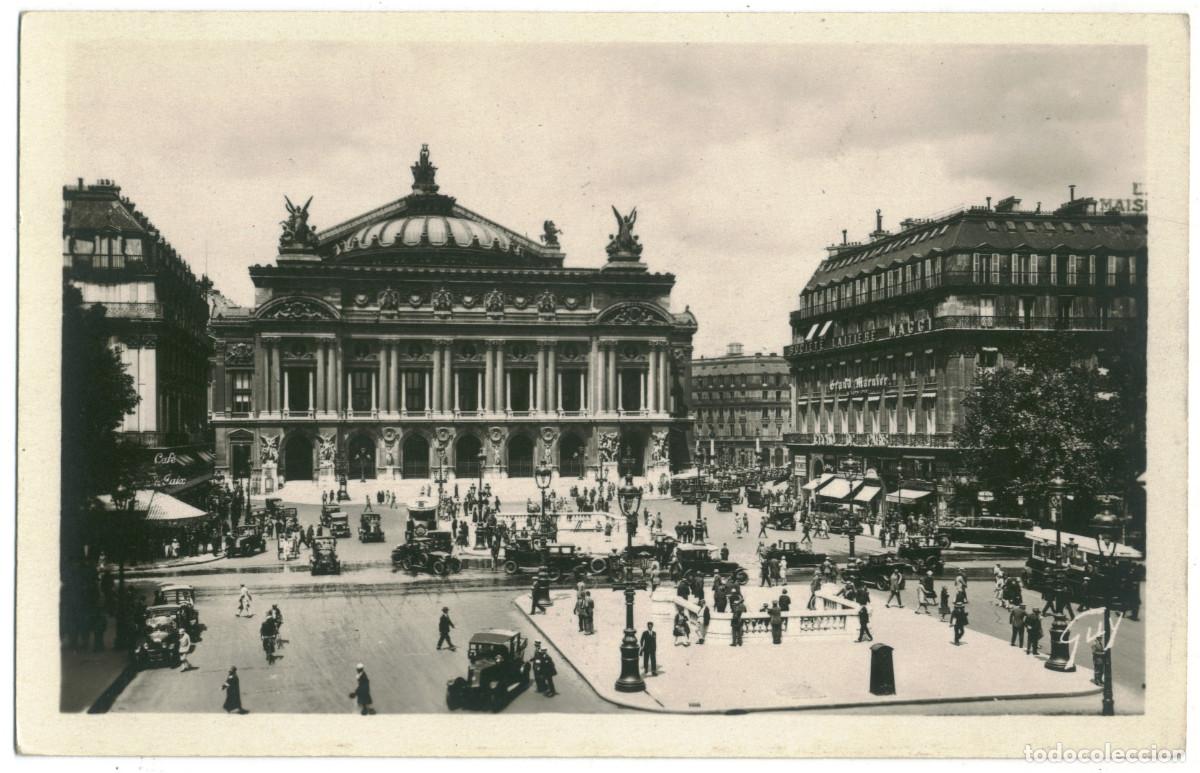 Postales: Op&eacute;ra, Place (PARIS)_Guy (Notre beau Paris; 2) / Teatros Francia
