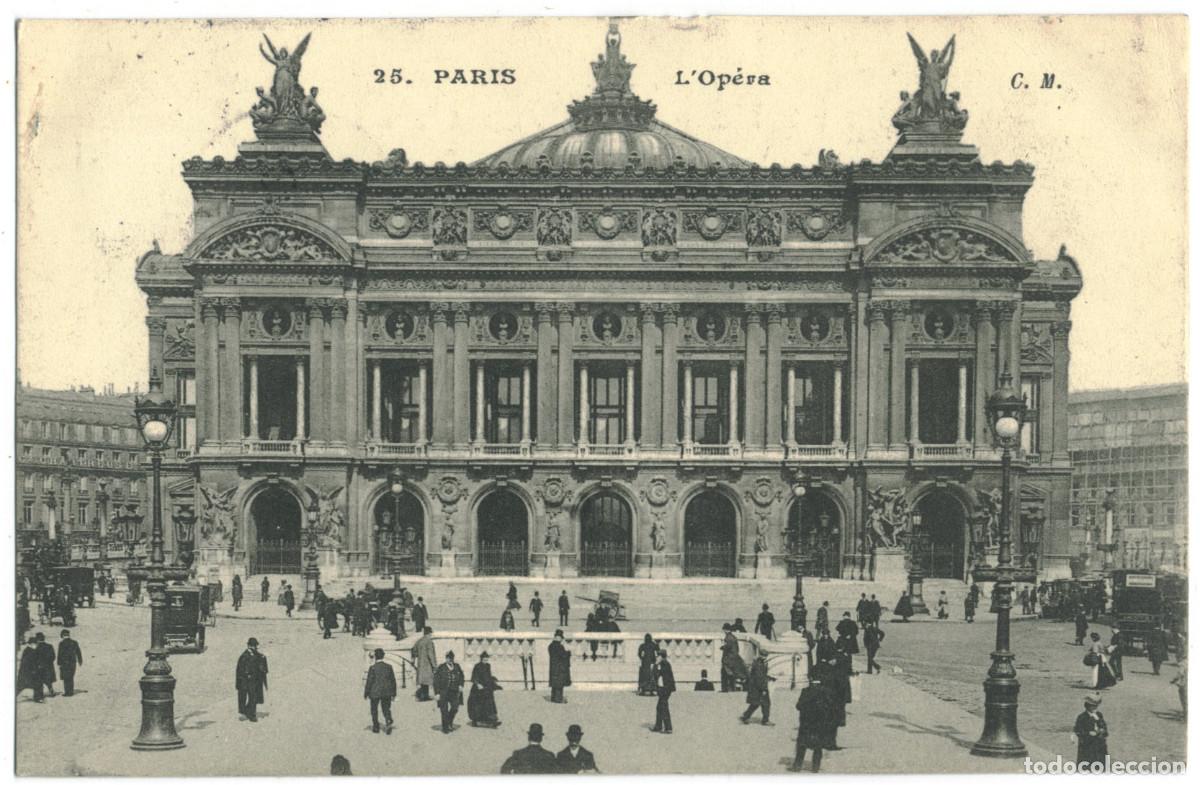 Postales: Op&eacute;ra (PARIS)_CM. 25 / Teatros Francia