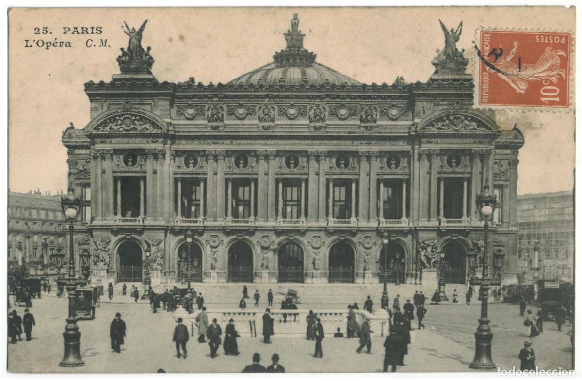 Postales: Op&eacute;ra (PARIS)_CM. 25 / Teatros Francia